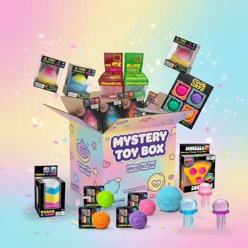 Squish Therapy Mystery Squishy Box™
Surprise Food & Ocean-Themed Stress Relief Fidget Toy