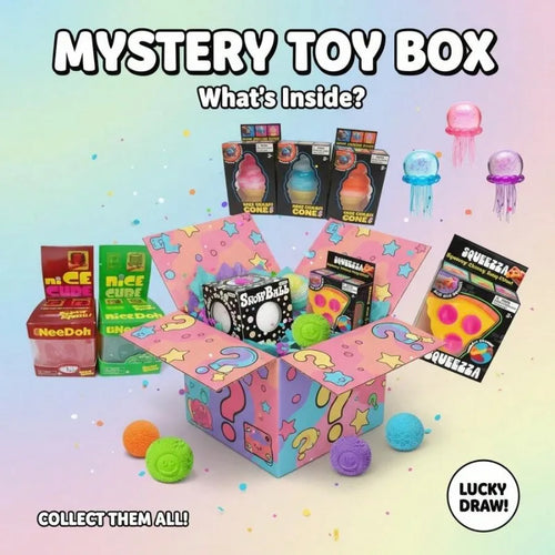 Squish Therapy Mystery Squishy Box™
Surprise Food & Ocean-Themed Stress Relief Fidget Toy