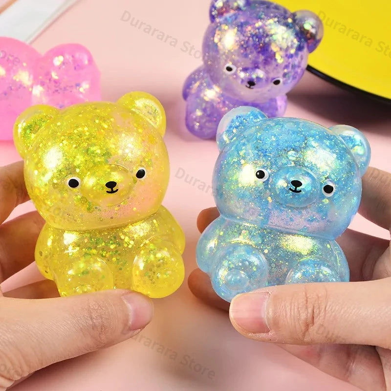 Glitter Gummy Bear Squish