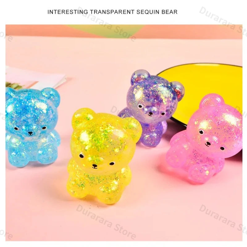 Glitter Gummy Bear Squish
